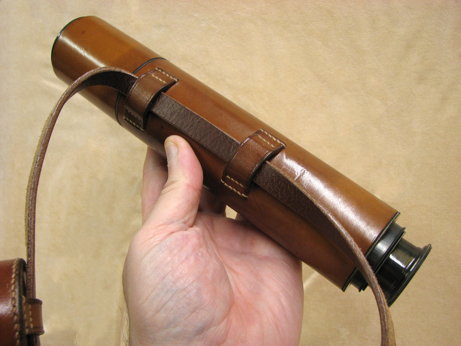 Stanley 3 draw field telescope owned by John B O'Donnell